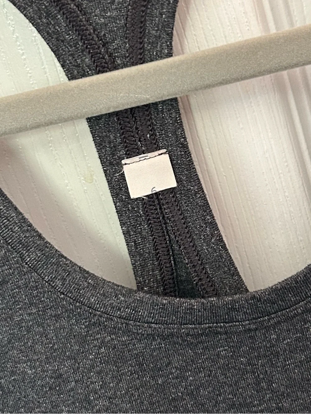 Charcoal Gray Lululemon Racerback Tank Top!!